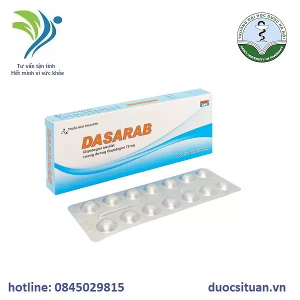 Cơ chế tác dụng của thuốc Dasarab 75mg Davipharm