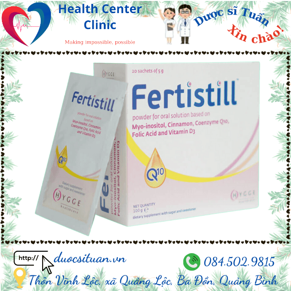 Bổ trứng Fertistill hộp 20 gói