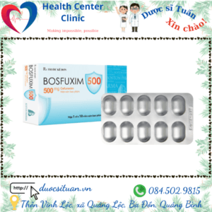 Bosfuxim 500 Cefuroxim 500mg la thuoc gi?