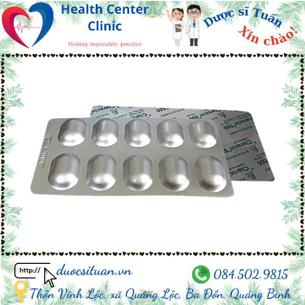 Caricin 500mg vi 10 vien
