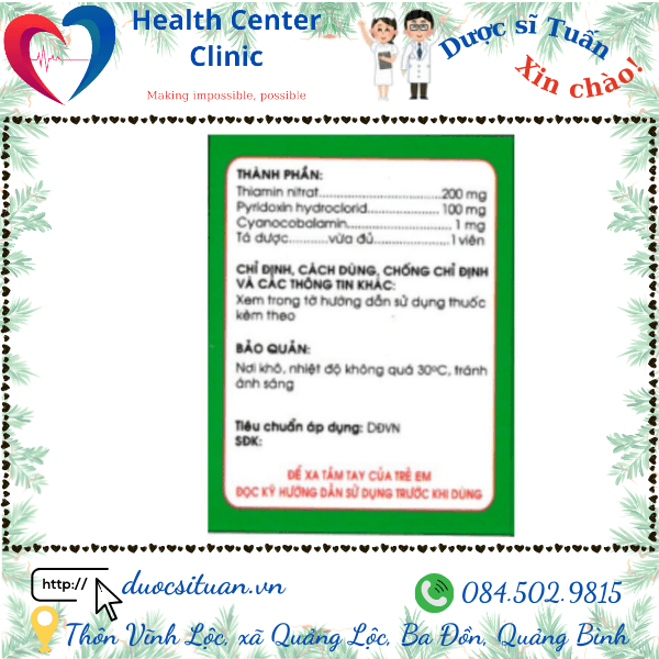 Thanh phan thuoc Hovinlex 200mg
