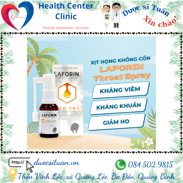 Xit hong Laforin Throat Spray CPC1