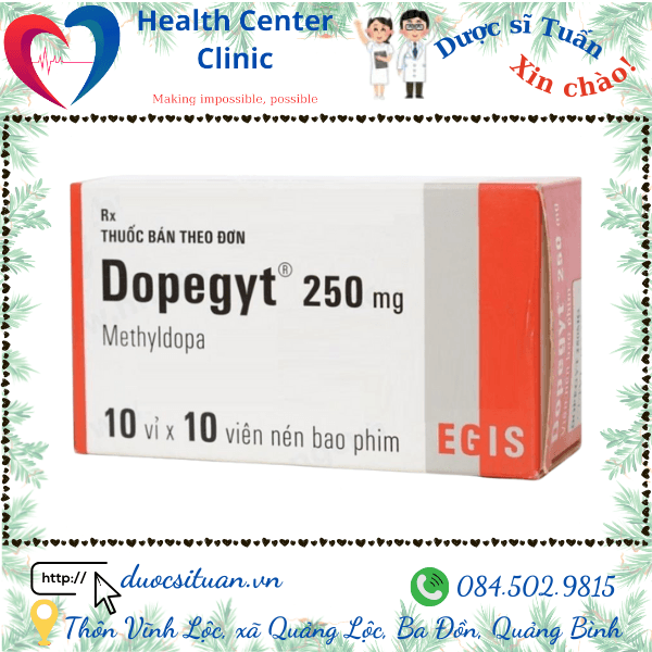 Dopegyt 250mg la thuoc gi?