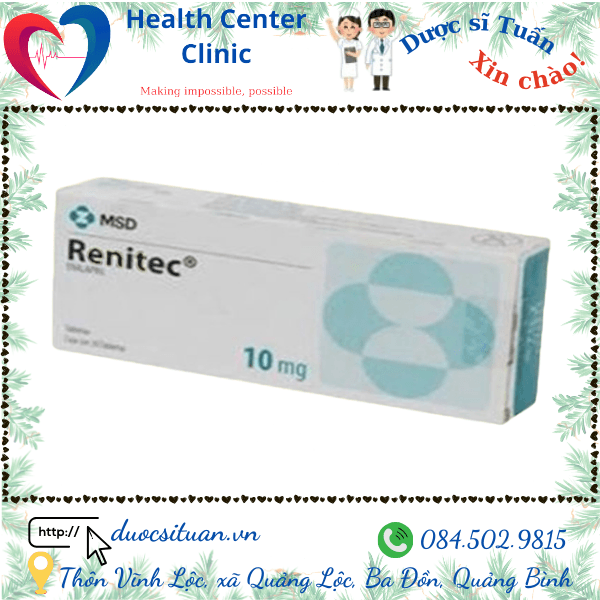 Renitec 10mg co tac dung gi?