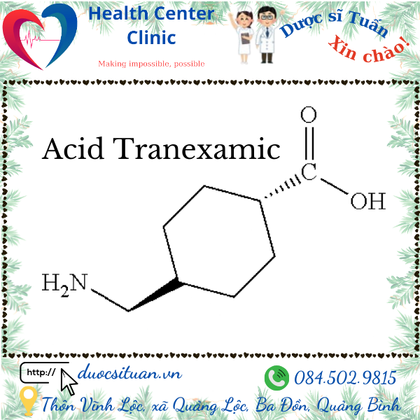 Cong thuc cau tao Acid Tranexamic