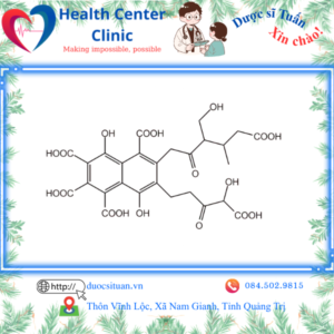 Công thức cấu tạo của Acid fulvic