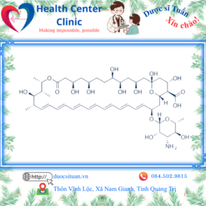 Công thức cấu tạo của Amphotericin B