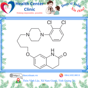 Công thức cấu tạo của Aripiprazole